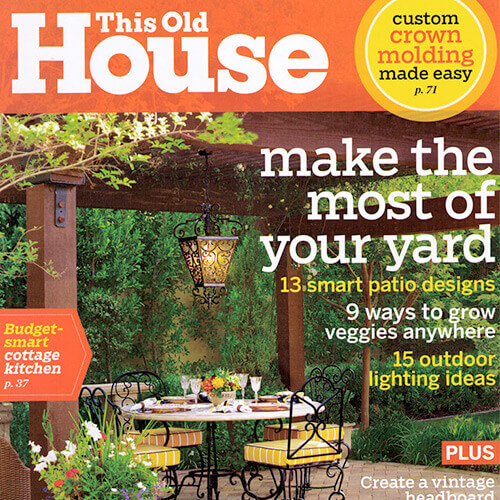 CWLL featured in May 2011 This Old House magazine article cover image